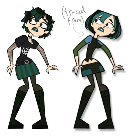gwen total drama hair.